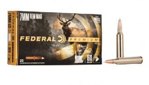 Federal Premium Ammunition 7mm Remington Magnum 160 Grain Nosler AccuBond - P7RA1