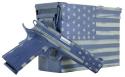 Citadel M-1911 with Ammo Can 45 ACP 5" 8+1 American Flag Battleworn Green Black G10 Grip - CITC45FUSBAC