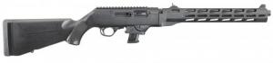Ruger - PC Carbine, 9mm, 16.12" Fluted Barrel, Adj Ghost Ring, Black Synthetic, 10-rd - 19116 Ruger - PC Carbine, 9mm, 16.12" Fluted Barrel, Adj Ghost Ring, Black Synthetic, 10-rd - 19116