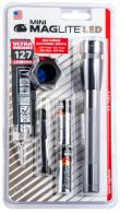 Maglite SP2209C Mini Maglite Combo Pack Silver Aluminum Red/Blue/Clear LED 127 Lumens - 22 Maglite SP2209C Mini Maglite Combo Pack Silver Aluminum Red/Blue/Clear LED 127 Lumens - 22