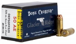 Magnum Research BoneCrusher 50 AE 325 gr Flat Point (FP) 20 Bx/ 10 Cs - DEP50FP325 Magnum Research BoneCrusher 50 AE 325 gr Flat Point (FP) 20 Bx/ 10 Cs - DEP50FP325