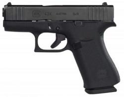 Glock - G43X, 9mm, 3.39" Barrel, AmeriGlo Night Sights, Black/Black, 10-rd