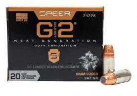 Speer Gold Dot G2 9mm Ammo 147gr 20 Round Box - 24226 Speer Gold Dot G2 9mm Ammo 147gr 20 Round Box - 24226