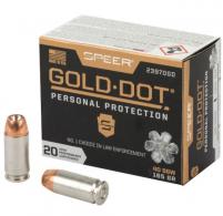 Speer Ammo 23999 Gold Dot G2 40 S&W 180 GR G2 20 Bx/ 10 Cs - 204