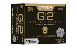 Speer Ammo Gold Dot G2 45 ACP +P 230 gr G2 20 Bx/ 10 Cs - 24256 Speer Ammo Gold Dot G2 45 ACP +P 230 gr G2 20 Bx/ 10 Cs - 24256
