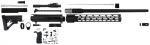 TacFire SSRK308LPK20BN AR Build Kit Rifle 308 Win AR-10 Black Nitride Aluminum 5/8"-24 tpi *Sports South Exclusive. - SSRK308LPK20BN