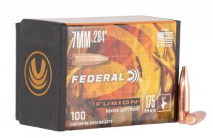 Federal FB284F4 Fusion Component 7mm .284 175 gr Fusion Soft Point 100 Per Box - FB284F4 Federal FB284F4 Fusion Component 7mm .284 175 gr Fusion Soft Point 100 Per Box - FB284F4