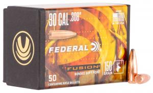 Federal FB308F1 Fusion Component 30 Caliber .308 150 GR Fusion Soft Point 50 Per Box - FB308F1