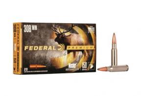 Federal Vital-Shok Nosler Partition 20RD 150gr 308 Winchester - P308S Federal Vital-Shok Nosler Partition 20RD 150gr 308 Winchester - P308S