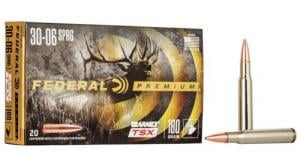 Federal .30-06 Springfield 180 Grain Barnes Triple Shock X-Bu - P3006AE Federal .30-06 Springfield 180 Grain Barnes Triple Shock X-Bu - P3006AE