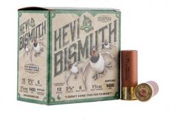 Hevi-Shot Hevi-Bismuth #6 Non-Toxic Shot 12 Gauge Ammo 1 1/4 oz 25 Round Box - 14706 Hevi-Shot Hevi-Bismuth #6 Non-Toxic Shot 12 Gauge Ammo 1 1/4 oz 25 Round Box - 14706