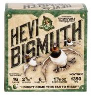 Hevi-Shot Hevi-Bismuth #6 Non-Toxic Shot 16 Gauge Ammo 1 1/8 oz 25 Round Box - HS16706 Hevi-Shot Hevi-Bismuth #6 Non-Toxic Shot 16 Gauge Ammo 1 1/8 oz 25 Round Box - HS16706