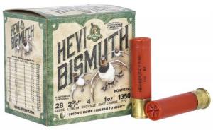 HEVI-Round Hevi-Bismuth Waterfowl 28 Gauge 2.75" 1 oz 4 Round 25 Bx/ 10 Cs - HS18704 HEVI-Round Hevi-Bismuth Waterfowl 28 Gauge 2.75" 1 oz 4 Round 25 Bx/ 10 Cs - HS18704