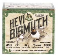 HEVI-Shot Hevi-Bismuth Waterfowl 410 Gauge 3" 9/16 oz 4 Shot 25 Bx/ 10 Cs - HS19004 HEVI-Shot Hevi-Bismuth Waterfowl 410 Gauge 3" 9/16 oz 4 Shot 25 Bx/ 10 Cs - HS19004