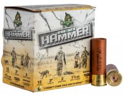 HEVI-Round Hevi-Hammer 12 GA 3" 1 1/4 oz 2 Round 25 Bx/ 10 Cs - HS28002