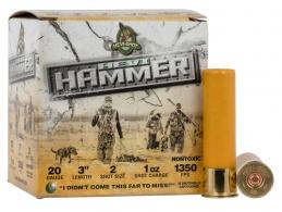 Hevishot Hevi-Hammer 20 GA 3" 1 oz #2 shot 25rd box - 29002 Hevishot Hevi-Hammer 20 GA 3" 1 oz #2 shot 25rd box - 29002