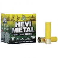 HEVI-Shot 39003 Hevi-Metal Longer Range 20 Gauge 3" 1 oz 3 Shot 25 Bx/ 10 Cs - HS39003