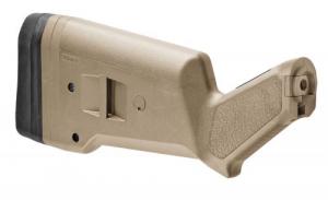 Magpul SGA Stock Fixed Flat Dark Earth Synthetic for Moss 500, 590, 590A1 12 GA