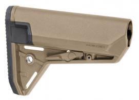 Magpul MOE SL-S Carbine Stock Flat Dark Earth Synthetic for AR15/M16/M4 with Mil-Spec Tubes - MAG653-FDE Magpul MOE SL-S Carbine Stock Flat Dark Earth Synthetic for AR15/M16/M4 with Mil-Spec Tubes - MAG653-FDE