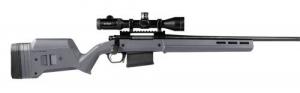 Magpul Hunter American Stock Fixed w/Aluminum Bedding & Adj Comb Stealth Gray Synthetic for Ruger American SA - MAG931-GRY