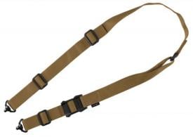 Magpul MS1 QDM Sling 1.25" W Adjustable Two-Point Coyote Nylon Webbing for Rifle