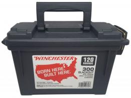 Winchester Ammo USA 300 Blackout 200 gr Open Tip 120 Bx/2 Cs (Ammo Can) - USA300BXAC