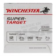 Winchester Ammo TRGT13507 Super Target GA 2.75" 1 oz 7.5 Round 25 Bx/ 10 Cs - 12 Winchester Ammo TRGT13507 Super Target GA 2.75" 1 oz 7.5 Round 25 Bx/ 10 Cs - 12