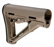 Magpul CTR Carbine Stock Flat Dark Earth Synthetic for AR15/M16/M4 with Mil-Spec Tubes - MAG310-FDE Magpul CTR Carbine Stock Flat Dark Earth Synthetic for AR15/M16/M4 with Mil-Spec Tubes - MAG310-FDE