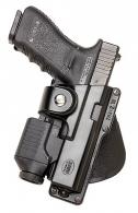 Fobus Tactical Black Polymer OWB Fits Glock 19/23/32 w/Tactical Light or Laser Right Hand - GLT19