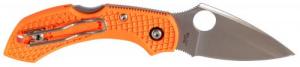 Spyderco Dragonfly folding knife- 2.30", VG-10 Stainless Steel blade, Orange Handle - C28POR2 Spyderco Dragonfly folding knife- 2.30", VG-10 Stainless Steel blade, Orange Handle - C28POR2