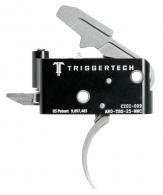 TriggerTech AROTBS25NNC Adaptable Primary Two-Stage Traditional Curved Trigger with 2.50-5 lbs Draw Weight for AR-15 Right - 1017