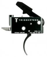 TriggerTech AROTBB25NNC Adaptable Primary Two-Stage Traditional Curved Trigger with 2.50-5 lbs Draw Weight for AR-15 Right - 1017