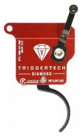 TriggerTech Diamond Without Bolt Release Single-Stage Traditional Curved Trigger - R7LSRB02TNC