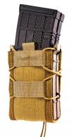 High Speed Gear TACO MOLLE X2R Double Magazine Pouch Coyote Brown Nylon w/Polymer Divider
