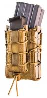 High Speed Gear TACO MOLLE X2RP Double Modular Rifle Magazine Pouch Coyote Brown Nylon w/Polymer Divider with Pistol Ma - 112RP0CB High Speed Gear TACO MOLLE X2RP Double Modular Rifle Magazine Pouch Coyote Brown Nylon w/Polymer Divider with Pistol Ma - 112RP0CB