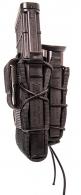 High Speed Gear TACO Double Decker Belt Mount Adaptable 2.25" Belt Black Nylon w/Polymer Divider - 13DD10BK