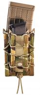 High Speed Gear TACO Double Decker Belt Mount Adaptable 2.25" Belt MultiCam Nylon w/Polymer Divider - 13DD10MC