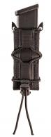 High Speed Gear TACO Pistol Belt Mount Single Magazine Pouch Black Nylon w/Polymer Divider - 13PT10BK