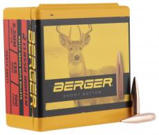 Berger Bullets 26571 Classic Hunter 6.5 Creedmoor .264 135 gr Boat-Tail (BT) 100 Per Box - 26571 Berger Bullets 26571 Classic Hunter 6.5 Creedmoor .264 135 gr Boat-Tail (BT) 100 Per Box - 26571