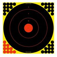 Birchwood Casey Shoot-N-C Bullseye Hanging Adhesive Paper Target 17.25" 12 Per Pack - 34186