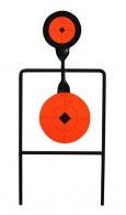 Birchwood Casey World of Targets Super Double Mag Spinner Handgun Black & Orange Paddle w/Orange Target Steel - 46344