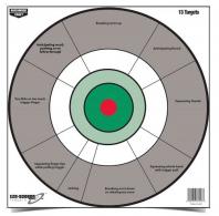 Birchwood Casey EZE-Scorer Handgun Trainer Bullseye Paper Target 12" 13 Per Pack - 37245