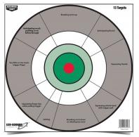 Birchwood Casey EZE-Scorer Handgun Trainer Bullseye Paper Target 12" 13 Per Pack