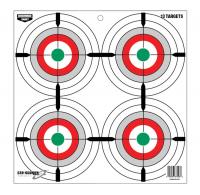 Birchwood Casey EZE-Scorer Multiple Bull's-Eye Bullseye Paper Target 12" 13 Per Pack - 37253