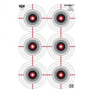 Birchwood Casey EZE-Scorer Multiple Bull's-Eye Bullseye Paper Target 12" x 18" 10 Per Pack - 37209