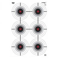 Birchwood Casey EZE-Scorer Multiple Bull's-Eye Bullseye Paper Target 23" x 35" 5 Per Pack - 37037