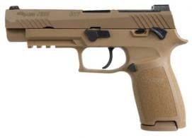 Sig Sauer P320 M17 MA Compliant Coyote PVD 9mm Pistol - 320F9M17MSMA