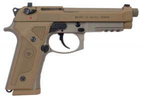 Beretta USA JS92M9A3NT M9A3 *NY/NJ Compliant 9mm Luger 5.10" 10+1 Flat Dark Earth Frame Black Steel Slide