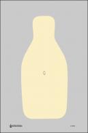 Action Target Q-T Qualification Target Center Mass Hanging Paper Target 22.50" x 34.50" 100 Per Box - Q-T-100