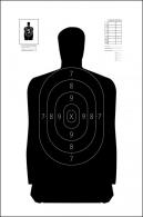 Action Target B-29 Qualification Target Silhouette Hanging Paper Target 11.50" x 22" 100 Per Box - S-29-100 Action Target B-29 Qualification Target Silhouette Hanging Paper Target 11.50" x 22" 100 Per Box - S-29-100